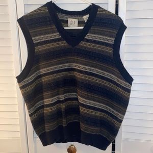 vintage gap sweater vest